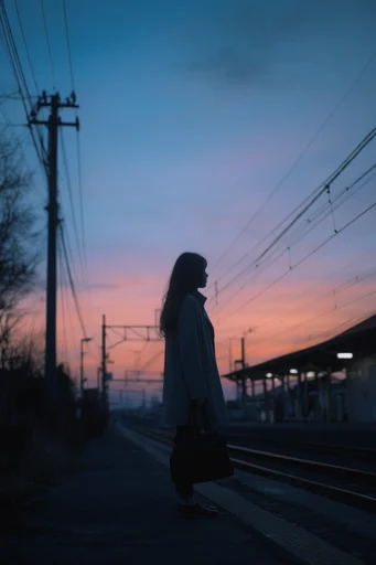 Luminous Twilight Liminality style reference image — minimalist composition