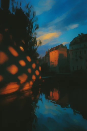 Cinematic Neo-Noir Chiaroscuro style reference image — dramatic low-key shadow