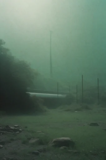Misty Liminal Desolation style AI image example 2