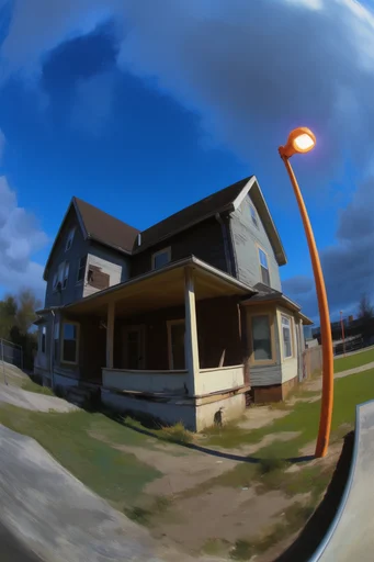 Dynamic Fisheye Perspective style AI image example 4