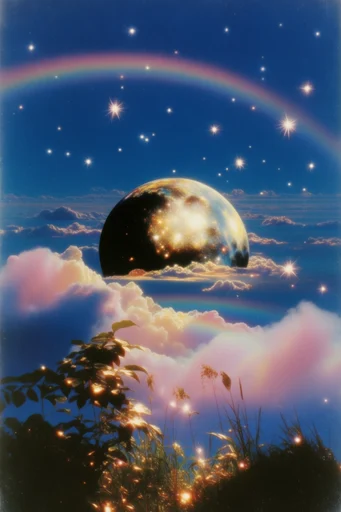 Luminous Cosmic Dreamscapes style AI image example 2