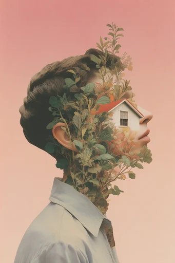 Surreal Botanical Archive moodboard — generate AI images in this style