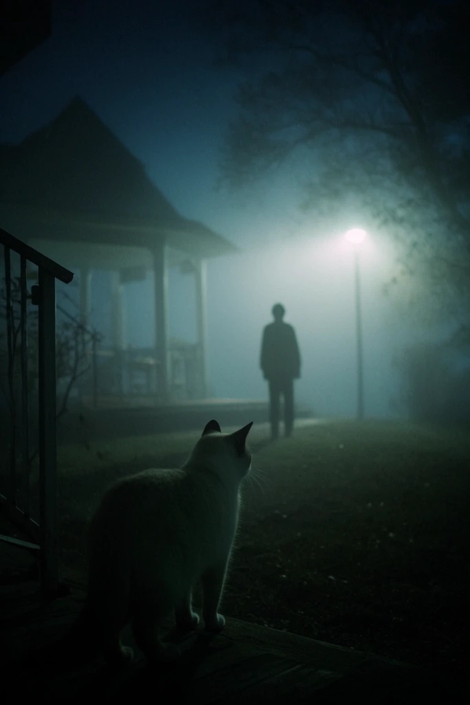 Cinematic Nocturnal Minimalism style AI image example 3