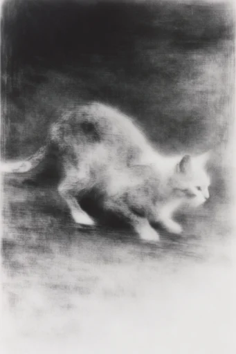 Ethereal Monochrome Noir style reference image — minimalist composition
