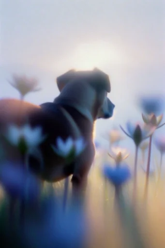 Luminous Ethereal Haze style reference image — luminous subsurface scattering