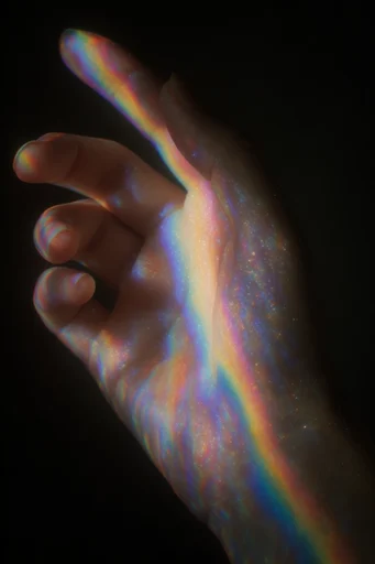 Spectral Chiaroscuro Dreamscape style reference image — chromatic aberration