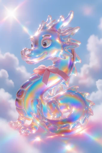 Ethereal Prismatic Dreamscape style reference image — ethereal cloud background