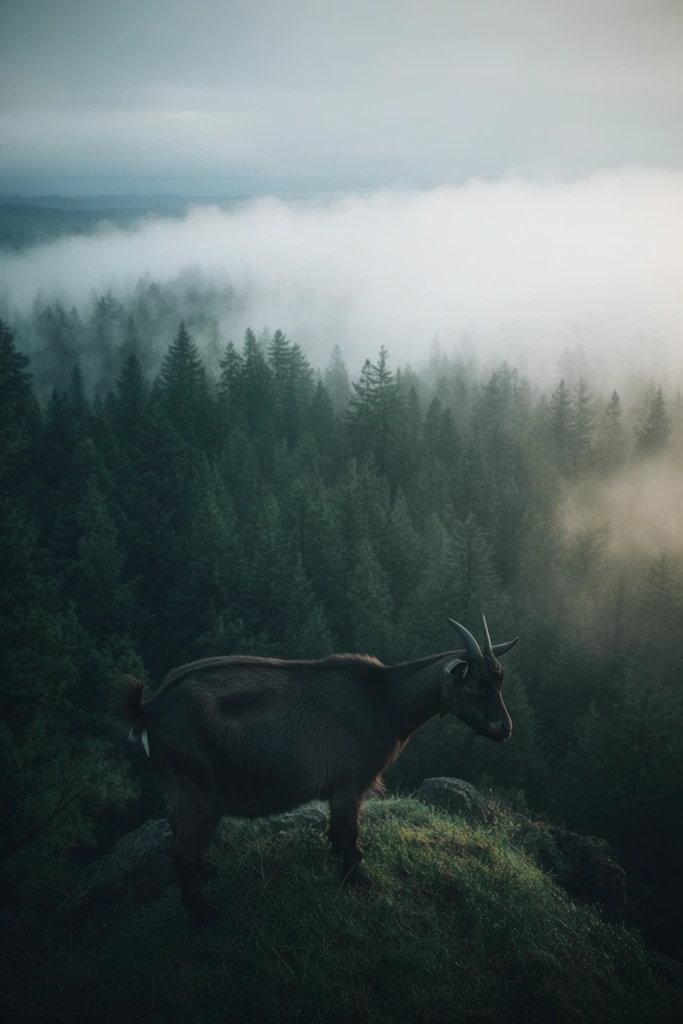 Atmospheric Nordic Gothic style AI image example 3