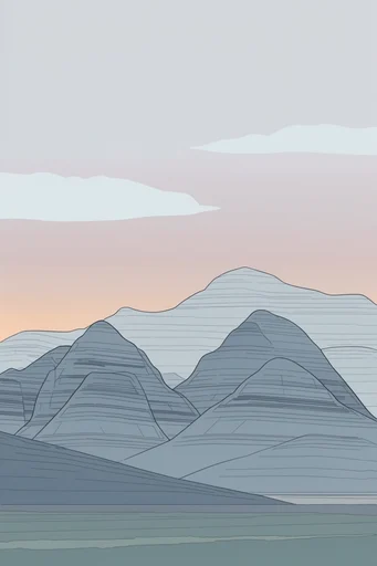 Minimalist Ligne Claire style reference image — clean line art
