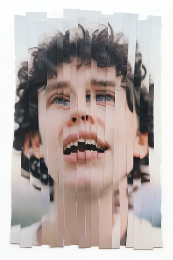 Fragmented Optical Surrealism moodboard — generate AI images in this style