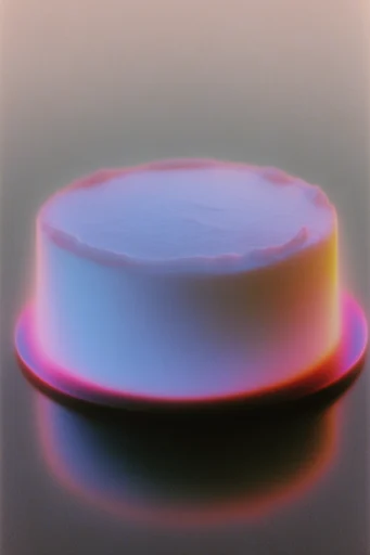 Spectral Thermal Aura style reference image — saturated neon bleed