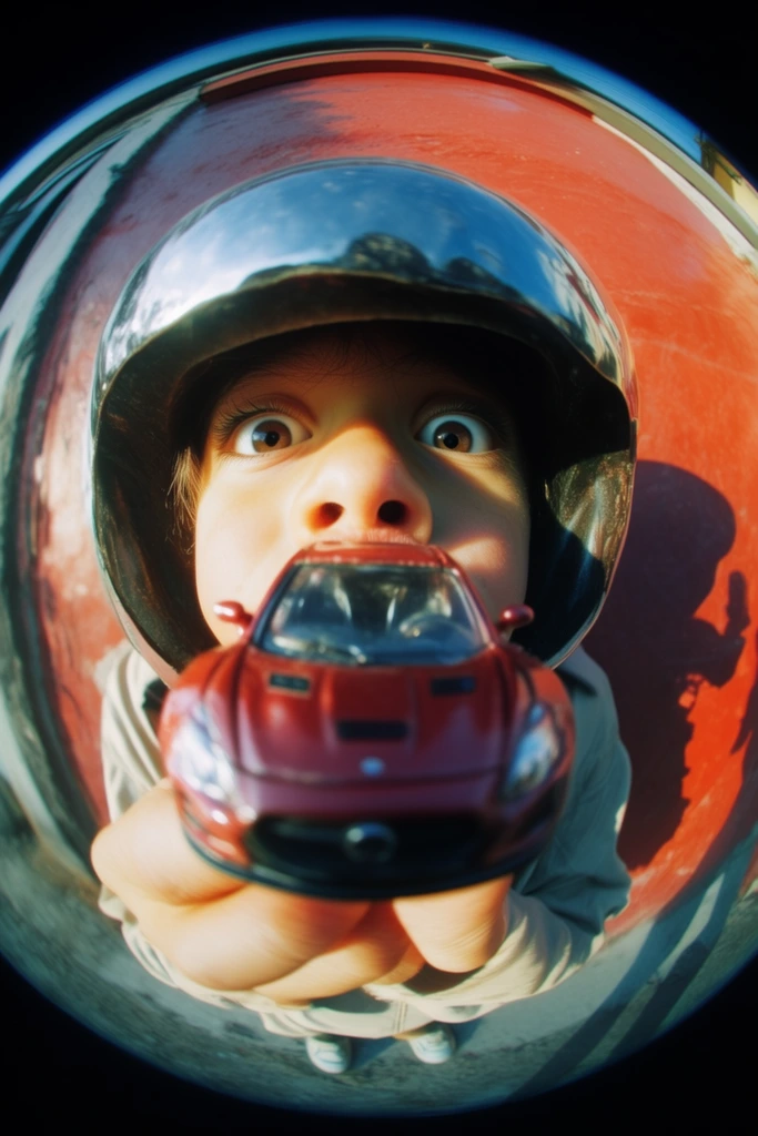 Cinematic Fisheye Streetwise style AI image example 1