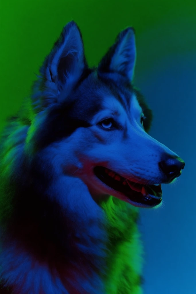 Cinematic Neon Noir style AI image example 3