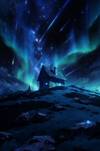 Celestial Kinetic Anime style AI image example 4