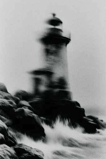 Kinetic Spectral Noir style reference image — chiaroscuro