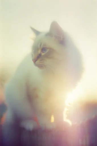 Nostalgic Golden Haze style reference image — ethereal lens flare