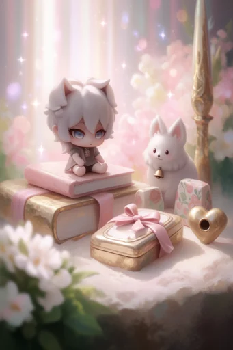 Ethereal Kawaii Whimsy style reference image — pastel color palette