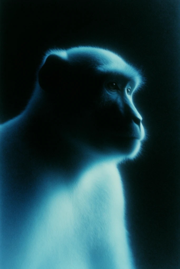 Nocturnal Ethereal Cyan style AI image example 3