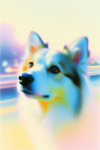 Chromatic Thermal Dreamscape style reference image — psychedelic aura