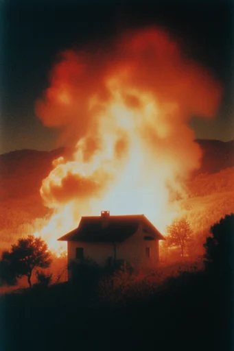 Luminous Apocalyptic Noir style AI image example 4