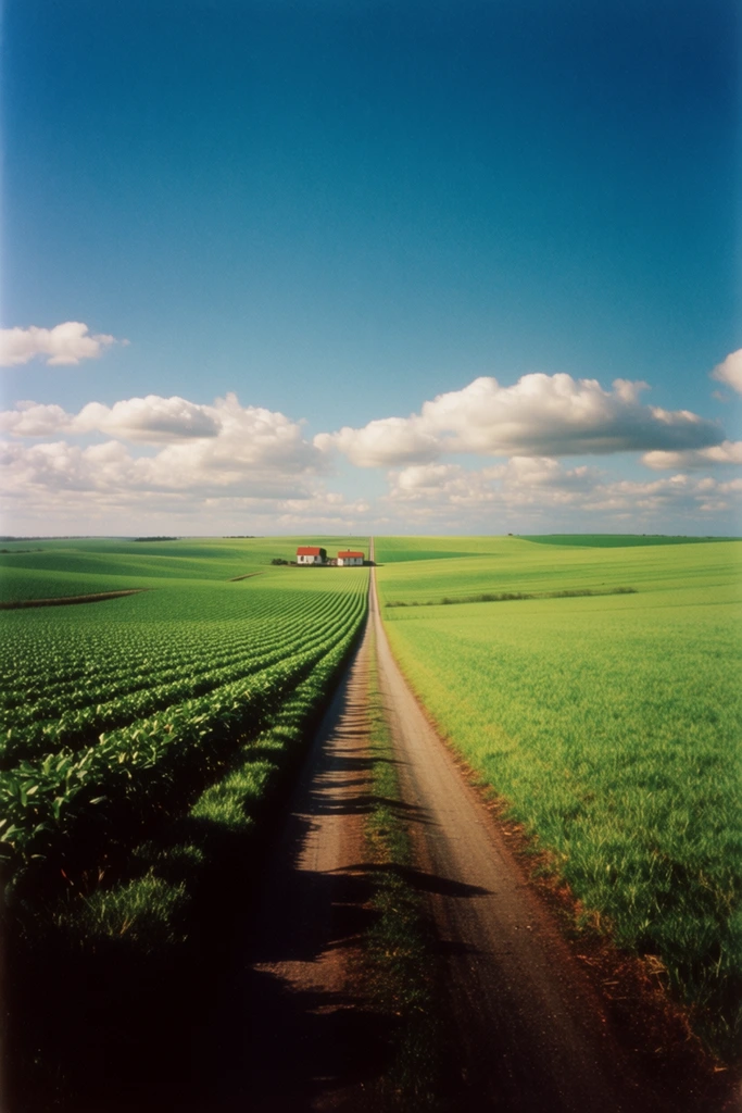 Surrealist Liminal Pastoralism style AI image example 2