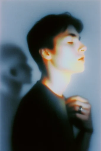 Ethereal Nocturnal Blur style reference image — lo-fi silhouette