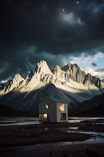 Cinematic Nocturnal Minimalism style reference image — cinematic night photography