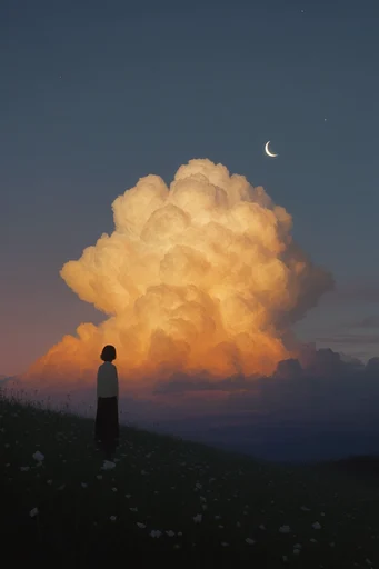 Celestial Nocturnal Sublime style reference image — dramatic atmospheric lighting