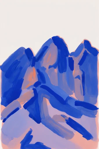 Textured Fauvist Minimalism style reference image — matte finish