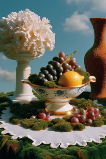 Surreal Pastoral Romanticism style reference image — hyper-realistic surrealism