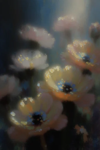 Luminous Impasto Realism style reference image — luminous gold accents
