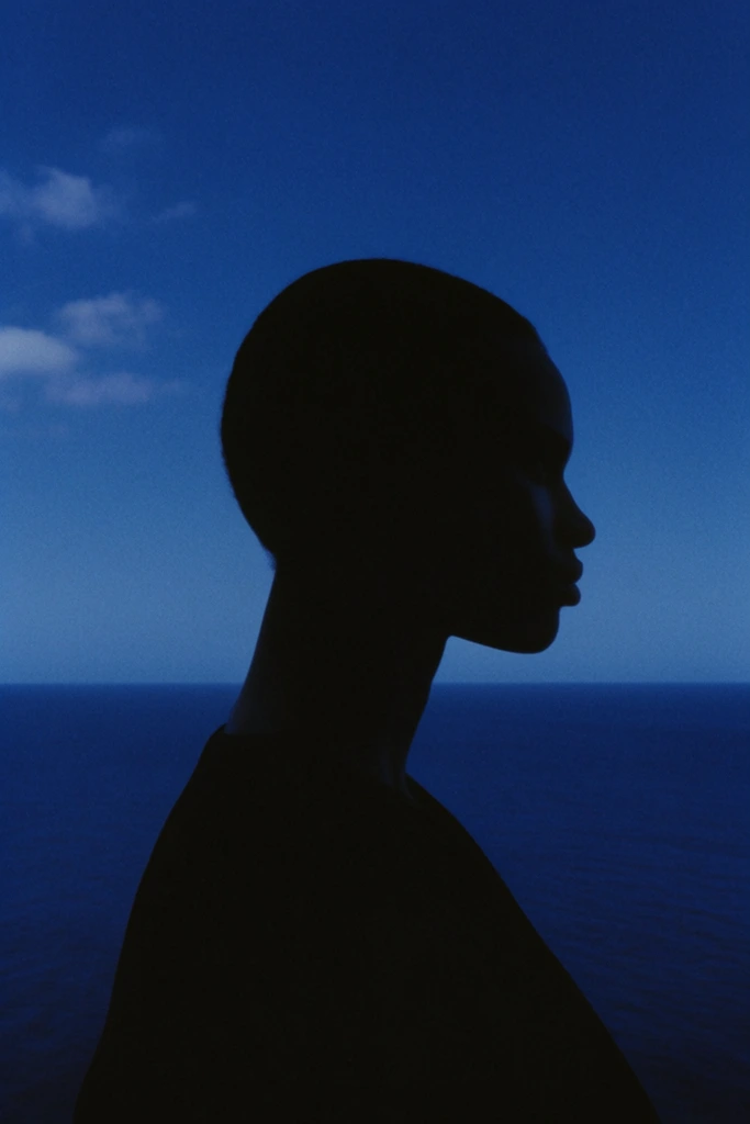 Cobalt Noir Minimalist style AI image example 2