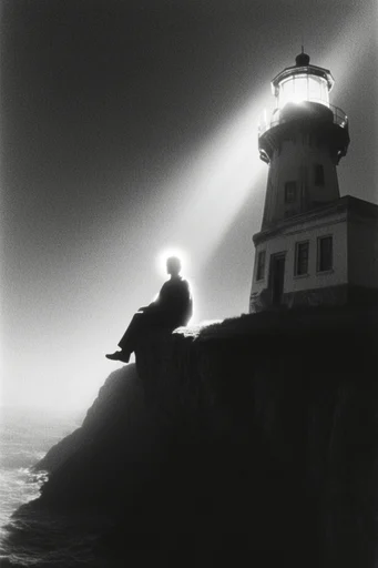 Cinematic Monochrome Noir style reference image — cinematic noir atmosphere