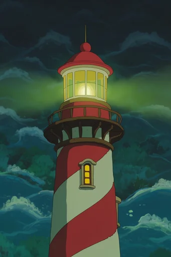 Nostalgic Forest Anime style reference image — Studio Ghibli inspired