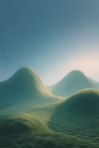 Surreal Liminal Biomorphism style reference image — biomorphic surrealism