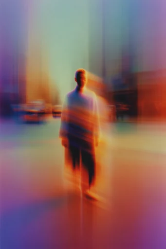 Luminous Temporal Abstraction style reference image — ethereal chromatic gradient