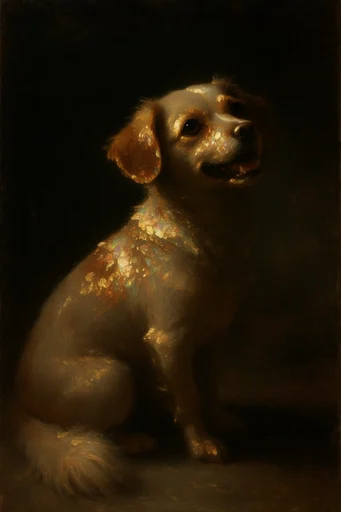Luminous Chiaroscuro Etherealism style reference image — celestial fantasy