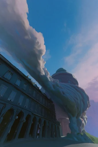 Ethereal Cloud Surrealism style reference image — surreal cloudscape