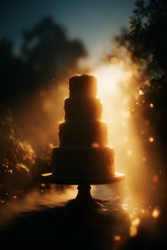 Luminous Nocturnal Silhouette style reference image — mystical realism