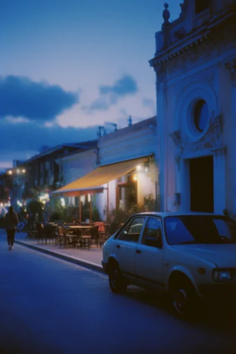Nocturnal Twilight Melancholy style reference image — blue hour photography