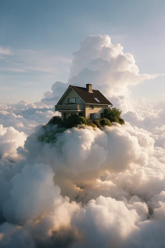 Ethereal Cloud Surrealism style AI image example 4