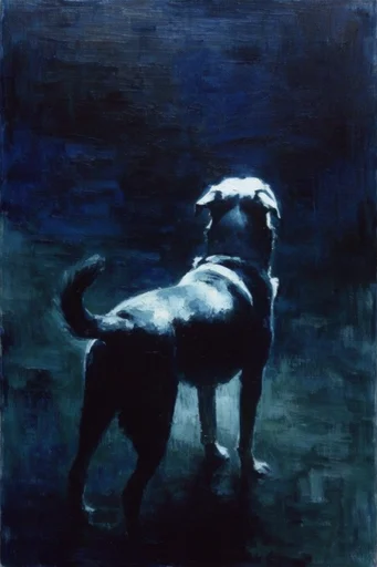 Nocturnal Bioluminescent Tonalism style reference image — ethereal light