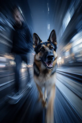Kinetic Nocturnal Velocity style reference image — kinetic energy