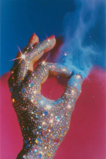 Hyper-Embellished Dreamcore Glamour style reference image — glittercore
