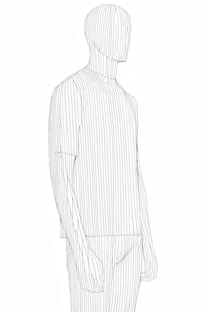 Monochrome Algorithmic Precision style AI image example 1