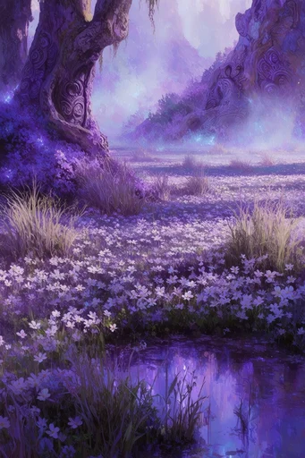 Ethereal Monumental Dreamscapes style reference image — painterly textures
