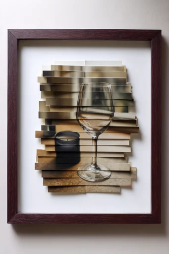 Deconstructed Archival Minimalism style reference image — deconstructed photo collage