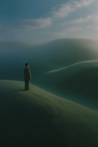 Velvet Surreal Landscapes moodboard — generate AI images in this style