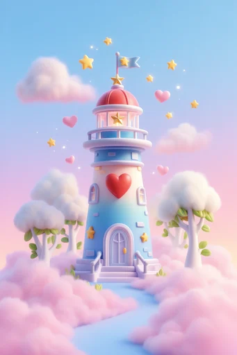 Surreal Pastel Dreamcore style reference image — surreal claymation aesthetic