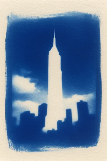 Monochromatic Negative Space style reference image — negative space silhouette